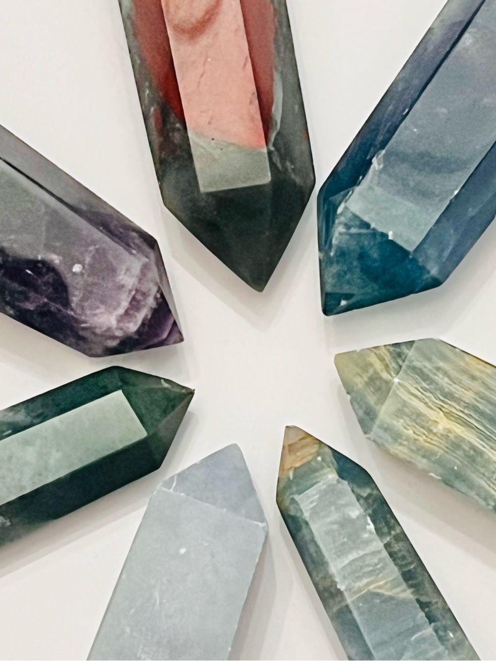 Crystal Tower Bundle Amethyst, Agate, Jasper Plus More! 45pcs